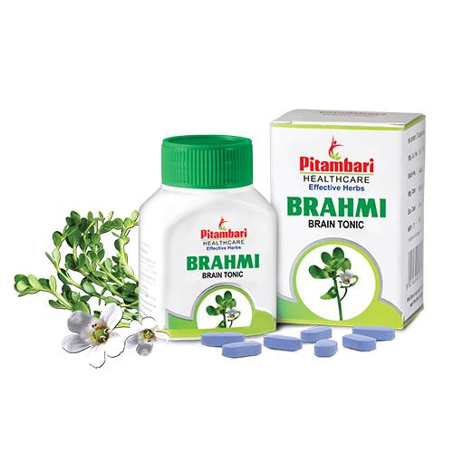 Pitambari Brahmi Tablets 60tabs- Mental Wellness