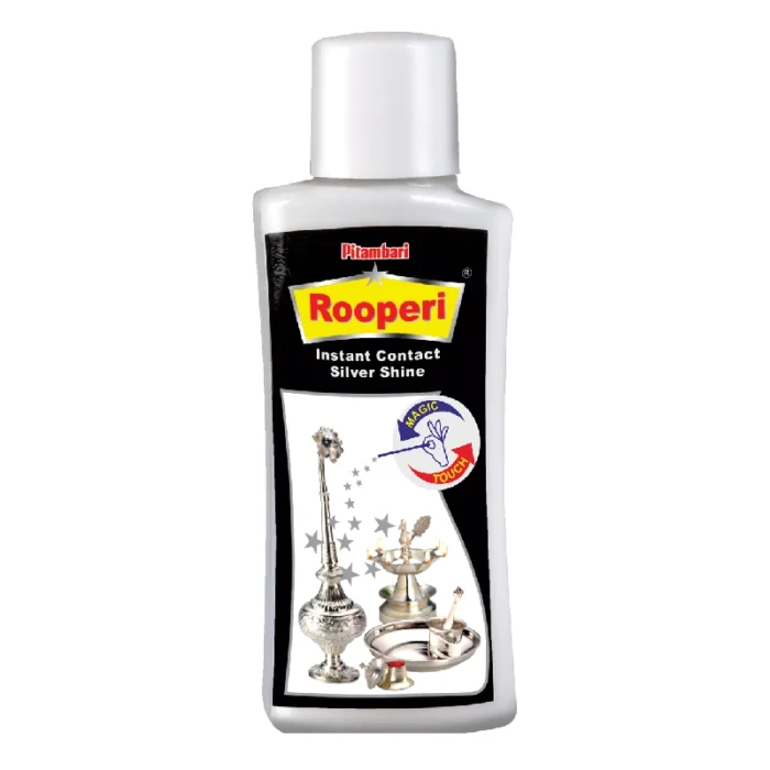 Pitambari Puja Kit – Pitambari Shining 150g, Rooperi Silver Shine 50 ml, Deepshakti lamp oil 150 ml & Devbhakti Saptarshi Atri 7in 1 Agarbatti 105g - Image 3