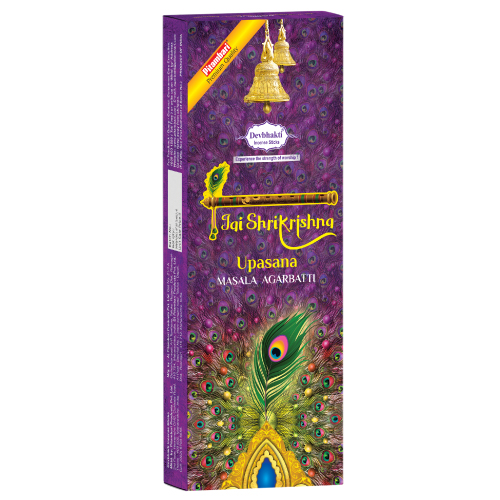 Devbhakti Jai ShriKrishna Upasana Agarbatti | 80g