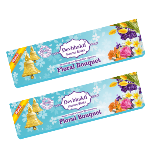 Devbhakti Floral Bouquet Agarbatti 70g-pack of 2- Get 20% off