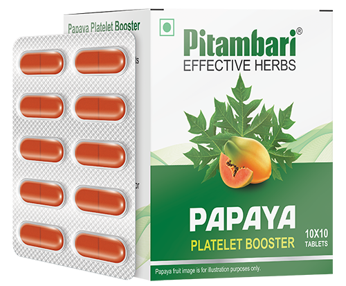 Pitambari Papaya Tablets -100 tabs - Image 2