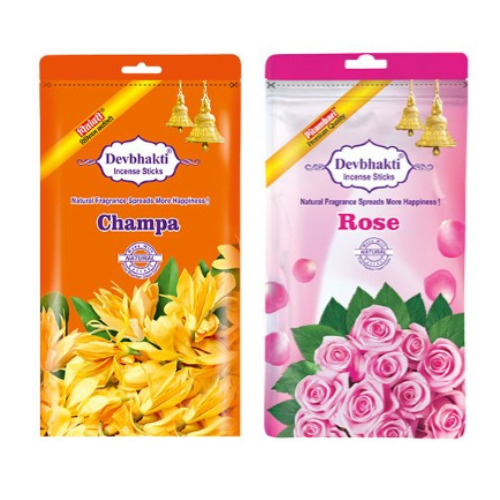 Combo Pack Champa Agarbatti & Rose Agarbatti