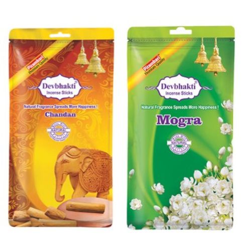 Combo Pack Chandan Agarbatti and Mogra Agarbatti 110g