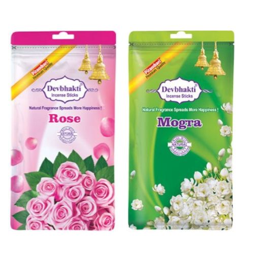 Combo Pack Rose Agarbatti and Mogra Agarbatti
